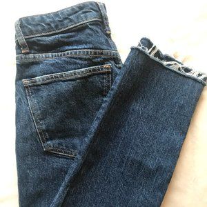 Zara High Waist Blue Jeans